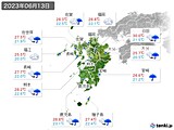 実況天気(2023年06月13日)