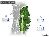 実況天気(2023年06月14日)