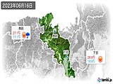 2023年06月16日の京都府の実況天気