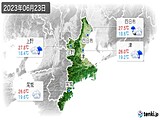 実況天気(2023年06月23日)