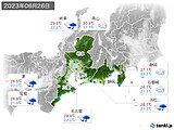 実況天気(2023年06月26日)