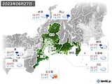 実況天気(2023年06月27日)