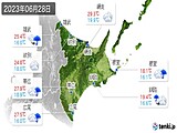 2023年06月28日の道東の実況天気