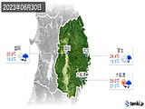 実況天気(2023年06月30日)