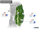 実況天気(2023年07月02日)