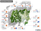 実況天気(2023年07月04日)