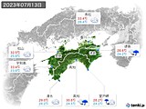 実況天気(2023年07月13日)