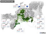 実況天気(2023年07月14日)