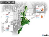 実況天気(2023年07月16日)