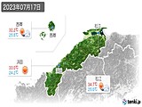 実況天気(2023年07月17日)