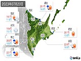 実況天気(2023年07月20日)