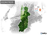 2023年07月22日の奈良県の実況天気