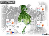 実況天気(2023年08月04日)