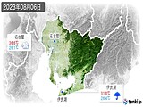 2023年08月06日の愛知県の実況天気