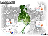 実況天気(2023年08月06日)