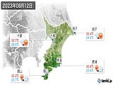 実況天気(2023年08月12日)