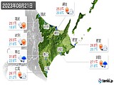 実況天気(2023年08月21日)