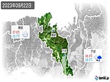 2023年08月22日の京都府の実況天気