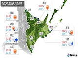 2023年08月26日の道東の実況天気