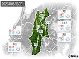 実況天気(2023年08月30日)