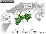 実況天気(2023年09月05日)