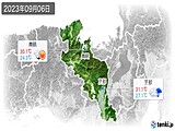 2023年09月06日の京都府の実況天気