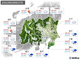 実況天気(2023年09月07日)