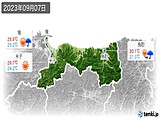 実況天気(2023年09月07日)