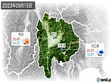 2023年09月15日の山梨県の実況天気