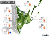 2023年09月24日の道東の実況天気