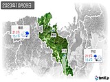 実況天気(2023年10月09日)