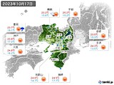 実況天気(2023年10月17日)