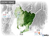 実況天気(2023年11月04日)