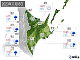 実況天気(2023年11月06日)