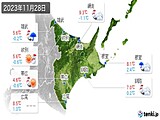 実況天気(2023年11月28日)