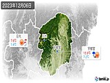2023年12月06日の栃木県の実況天気
