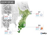 実況天気(2023年12月16日)