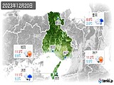 実況天気(2023年12月20日)