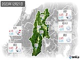 実況天気(2023年12月21日)