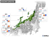 実況天気(2023年12月27日)