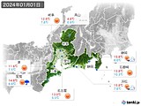 実況天気(2024年01月01日)