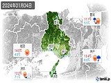 2024年01月04日の兵庫県の実況天気