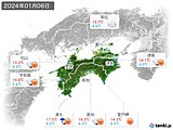 実況天気(2024年01月06日)