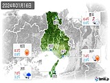 2024年01月16日の兵庫県の実況天気