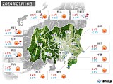 実況天気(2024年01月16日)