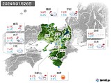 2024年01月26日の近畿地方の実況天気