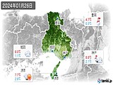 2024年01月26日の兵庫県の実況天気