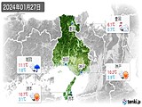 2024年01月27日の兵庫県の実況天気