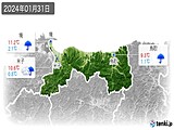 2024年01月31日の鳥取県の実況天気