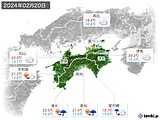 実況天気(2024年02月20日)